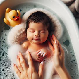 baby bathing